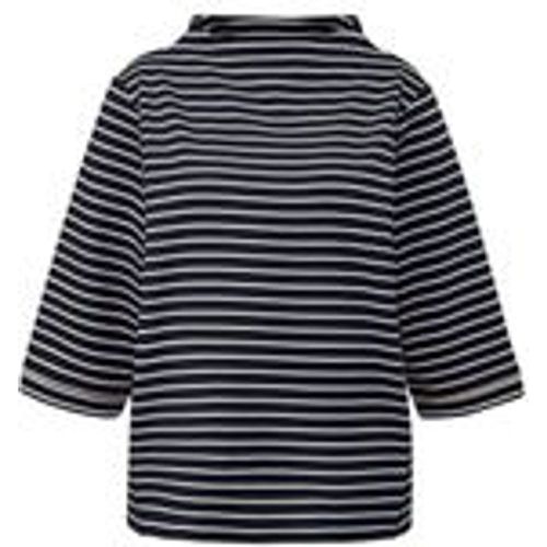 Große Größen: Gestreiftes Sweatshirt mit Stehkragen, marine gestreift, Gr.50 - Triangle - Modalova