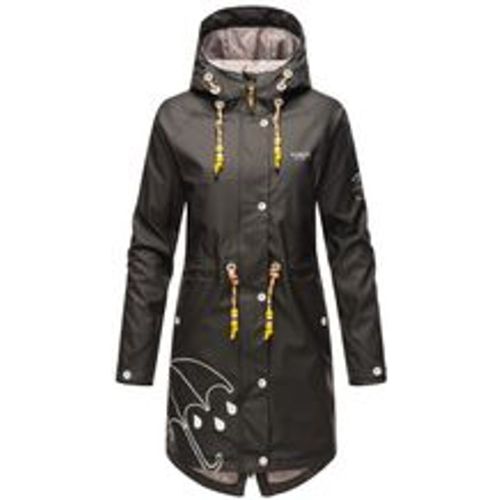 Damen Funktions Jacke Regen Mantel Outdoor Parka Wasserdicht mit Kapuze Dancing Umbrella - Navahoo - Modalova