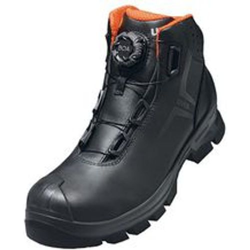 Macsole® Stiefel S3 schwarz, orange Weite 10 Gr. 37 - Schwarz - Uvex - Modalova