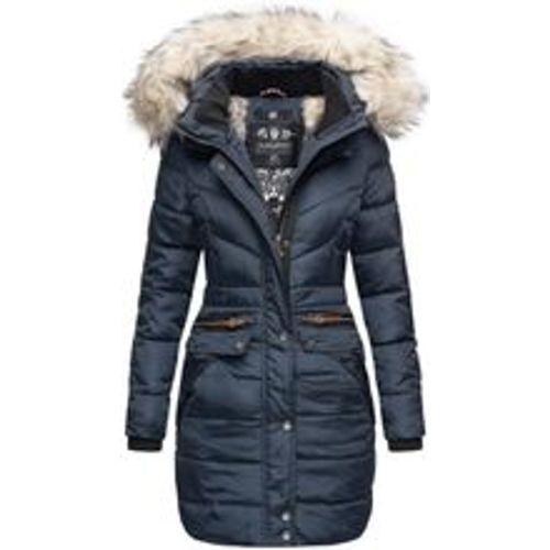 Damen Stylischer Steppmantel Winter Parka mit edlem Fellimitat Paula - Navahoo - Modalova