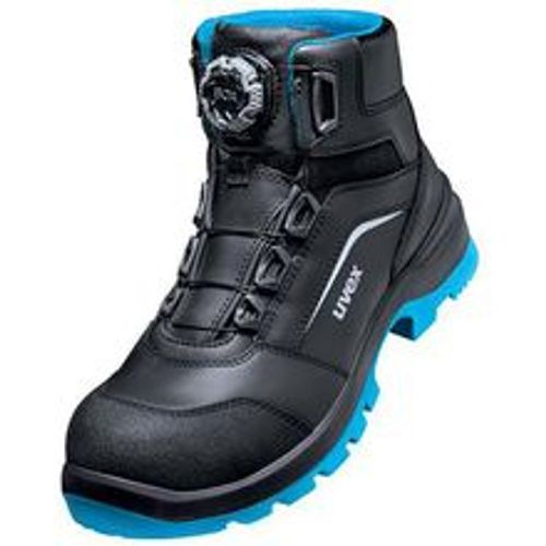 Xenova® Stiefel S3 schwarz, blau Weite 12 Gr. 45 - Schwarz - Uvex - Modalova