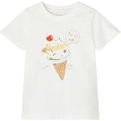 T-Shirt NMFFLORENCE ICE in white alyssum, Gr.92 - name it - Modalova