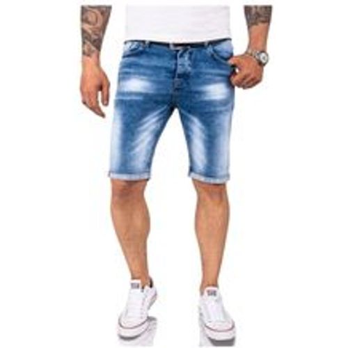 Shorts Jeansshorts Blau Regular Fit - Rock Creek - Modalova