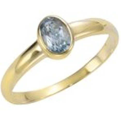 F Ring 333/- Gold Blautopas beh. blau Glänzend (Größe: 060 (19,1)) - Fashion24 DE - Modalova