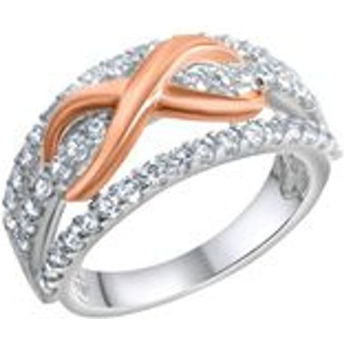 Zeeme Silber Ring 925/- Sterling Silber Zirkonia Glänzend (Größe: 052 (16,6)) - Fashion24 DE - Modalova