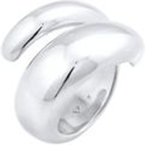 Ring Wickelring Glänzend Modern Statement 925 Silber (Farbe: Silber, Größe: 58 mm) - NENALINA - Modalova