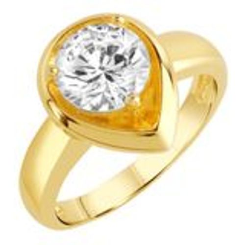Zeeme Basic Ring 925/- Sterling Silber Zirkonia weiß Glänzend (Größe: 018 (57,0)) - Fashion24 DE - Modalova