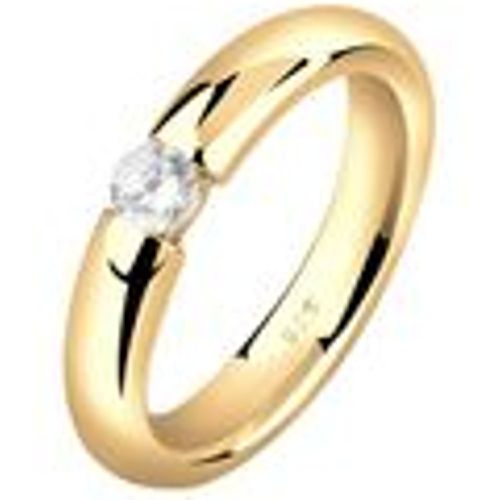 Ring Solitär Zirkonia Kristall Verlobung 925 Silber (Farbe: , Größe: 54 mm) - NENALINA - Modalova