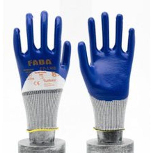 Faba EP-1302 Nitrilbeschichtete Handschuhe 3 / 4 Beschichtung Poleyester Strickhandschuhe Arbeitshandschuhe Sicherheits-Handschuhe EN388 9/L 3 Paar - Fashion24 DE - Modalova