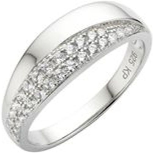 Zeeme Silber Ring 925/- Sterling Silber Zirkonia Glänzend (Größe: 052 (16,6)) - Fashion24 DE - Modalova
