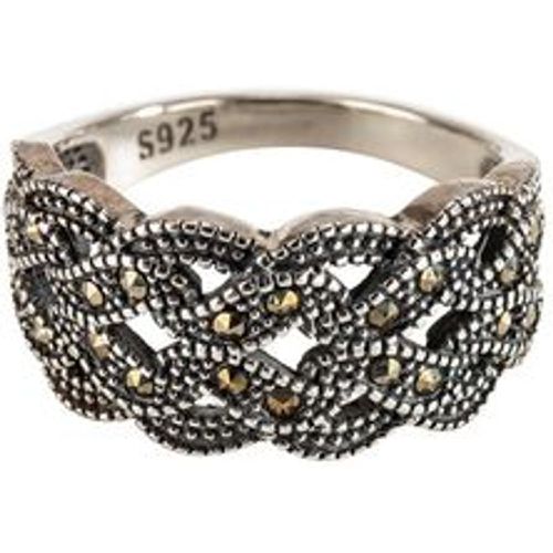LDV Ring "Mara" Markasit 925 Silber (Gr: 21) - Fashion24 DE - Modalova