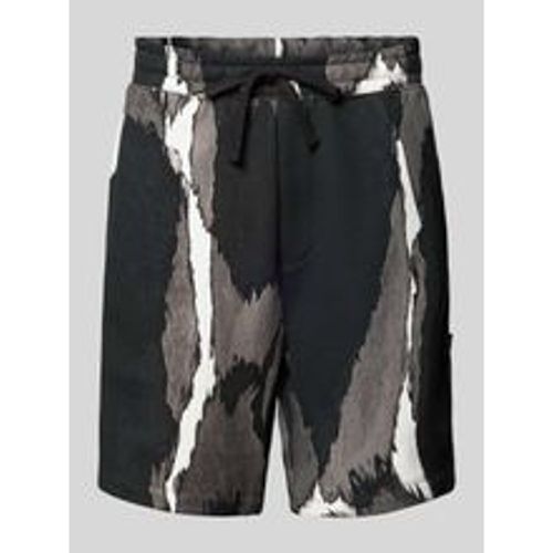 Regular Fit Shorts mit Allover-Muster Modell 'Daverar' - HUGO - Modalova