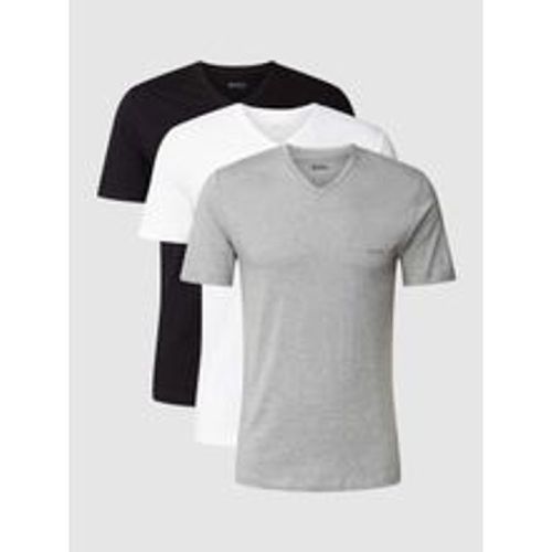 T-Shirt mit V-Ausschnitt im 3er-Pack Modell 'Classic' - Boss - Modalova