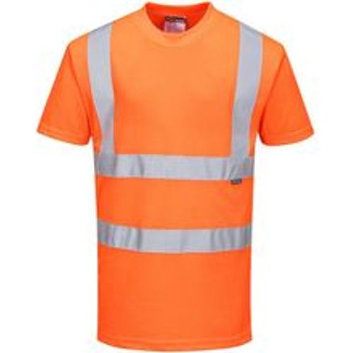 Herren Warnschutz T-Shirt Atmungsaktiv, Klasse 2 Gr. xl - Orange - Portwest - Modalova