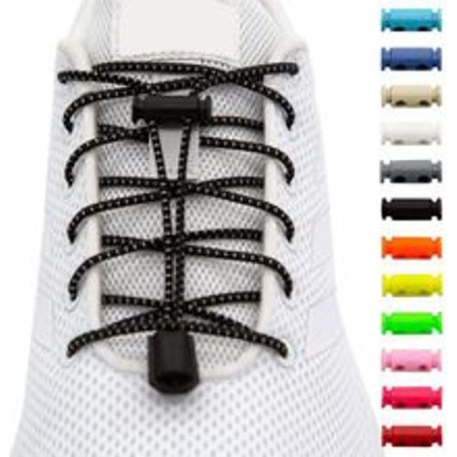Benmax sports Hochleistungs-Schnürsenkel ohne Binden Gummi Schuhbänder mit Schnellverschluss Grau - Fashion24 DE - Modalova