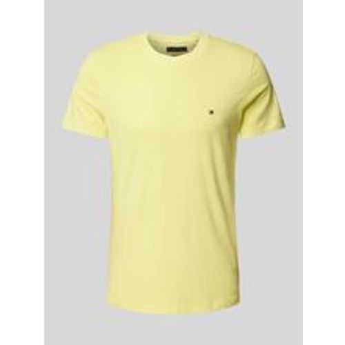 Slim Fit T-Shirt mit Logo-Stitching Modell 'GARMENT' - Tommy Hilfiger - Modalova