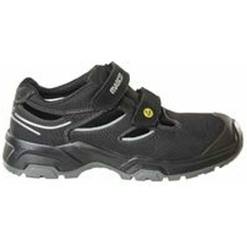 Footwear Flex Sicherheitssandale F0100-910 S1P esd src dguv 10 Gr. 41 schwarz/silber - schwarz/silber - Mascot - Modalova