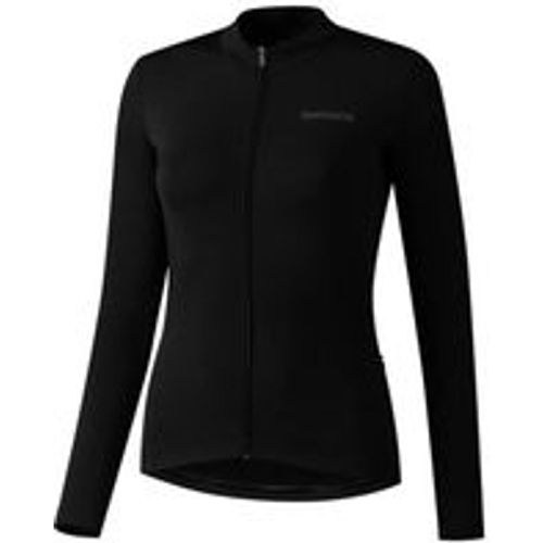 Woman's KAEDE Thermal Long Sleeve Jersey, black - Shimano - Modalova