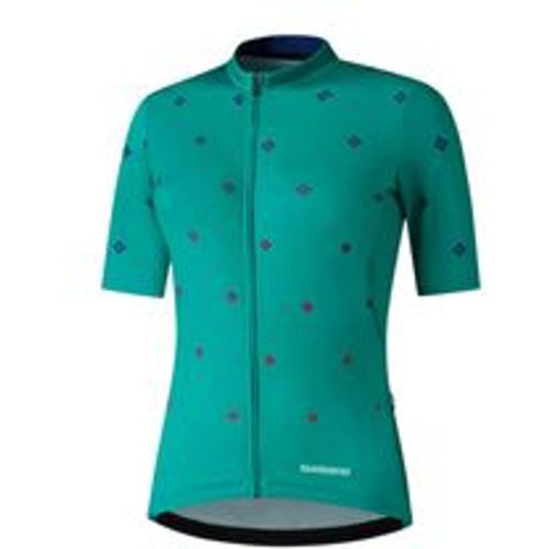 Woman's SUMIRE Short Sleeve Jersey ,Green - Shimano - Modalova