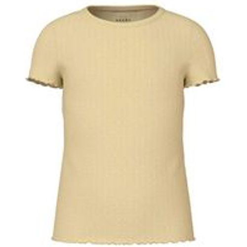 T-Shirt NKFVIBSE CRINCLE in double cream, Gr.158/164 - name it - Modalova