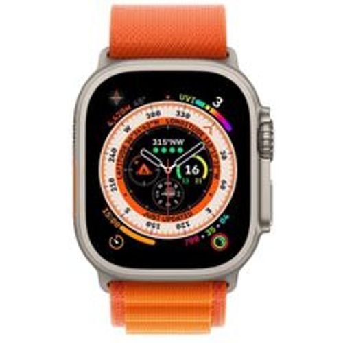 Watch (Ultra) 2022 GPS + Cellular 49 mm - Titan - Alpine loop Orange - Apple - Modalova