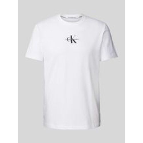 T-Shirt mit Rundhalsausschnitt - Calvin Klein - Modalova