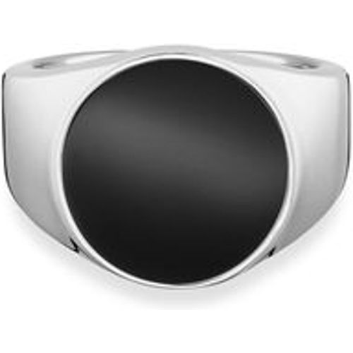 Ring 925/- Sterling Silber Onyx schwarz Glänzend 2,50ct (Größe: 064 (20,4)) - CAI - Modalova