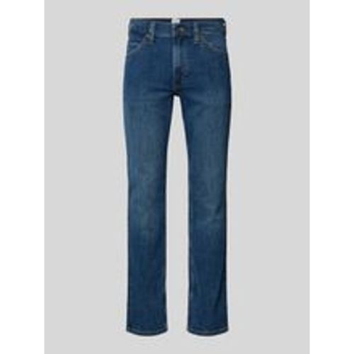 Straight Fit Jeans mit Label-Patch Modell 'TRAMPER' - mustang - Modalova