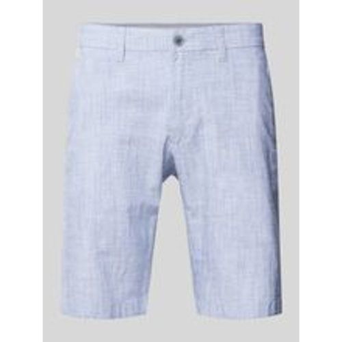 Regular Fit Bermudas mit Webmuster - s.Oliver BLACK LABEL - Modalova