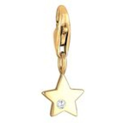 Charm Stern Star Astro Himmlisch Anhänger 925 Silber (Farbe: ) - NENALINA - Modalova