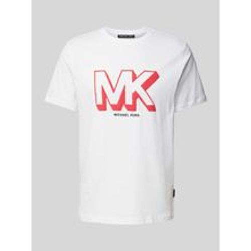 T-Shirt mit Label-Print Modell 'SKETCH MK' - Michael Kors - Modalova