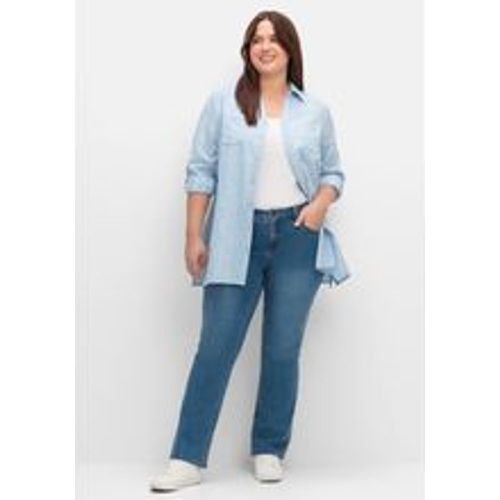 Große Größen: Bootcut-Jeans in Curvy-Schnitt SUSANNE, blue Denim, Gr.42 - sheego - Modalova