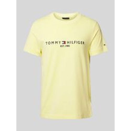 T-Shirt mit Label-Stitching - Tommy Hilfiger - Modalova