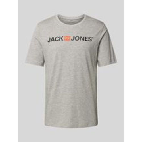 T-Shirt mit Label-Print Modell 'CORP' - jack & jones - Modalova