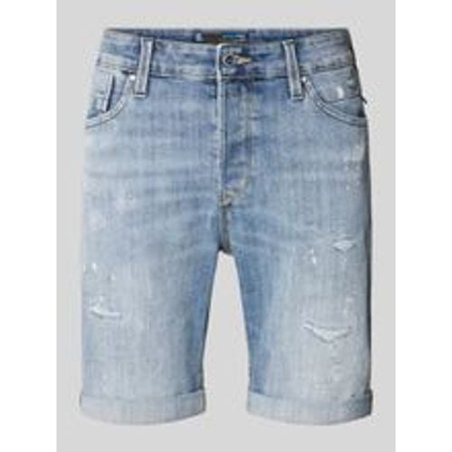 Jeansshorts im Destroyed-Look Modell 'BLAIR' - jack & jones - Modalova