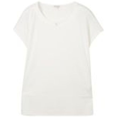 Große Größen: Shirt mit überschnittenen Schultern, offwhite, Gr.48 - Tom Tailor - Modalova