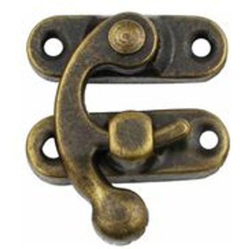 Lycxames - 15er-Pack Dicke Antik-Bronze-Schmuckkästchen-Haken mit Verschluss (rechte Verschlussschnalle)--27x32cm - Fashion24 DE - Modalova