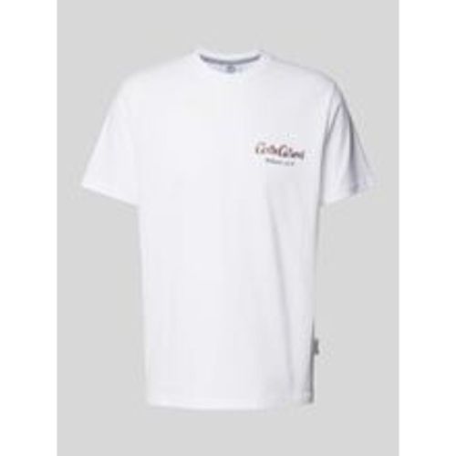 T-Shirt mit Label-Print - carlo colucci - Modalova