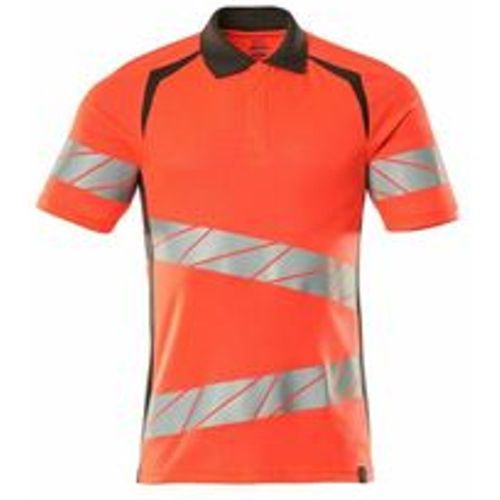 Polo-Shirt, moderne Passform Polo-shirt Gr. s one, hi-vis rot/dunkelanthrazit - Mascot - Modalova