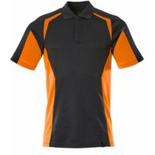 Polo-Shirt, moderne Passform Polo-shirt Gr. xs, schwarzblau/hi-vis orange - Mascot - Modalova