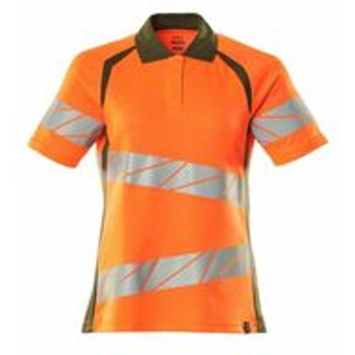 Damen-Polo-shirt 19093-771-1433 Gr. 2XL hi-vis orange/moosgrün - Mascot - Modalova