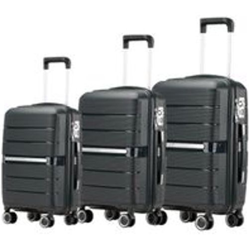 Reisekoffer Koffer 3 tlg Set Trolley Kofferset Handgepäck Polypropylen Gepäck - Fashion24 DE - Modalova