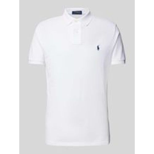 Slim Fit Poloshirt mit Label-Stitching - Polo Ralph Lauren - Modalova