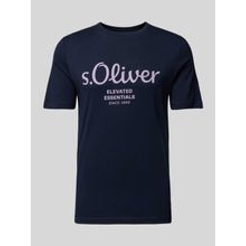 T-Shirt mit Rundhalsausschnitt - s.Oliver RED LABEL - Modalova