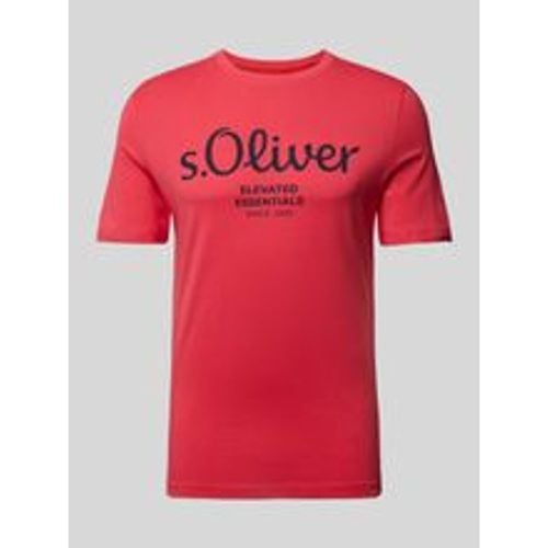 T-Shirt mit Rundhalsausschnitt - s.Oliver RED LABEL - Modalova