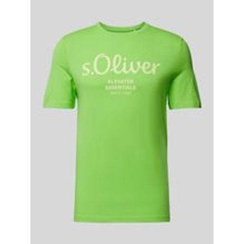 T-Shirt mit Rundhalsausschnitt - s.Oliver RED LABEL - Modalova