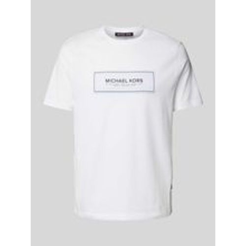 T-Shirt mit Label-Patch Modell 'NEW FLAGSHIP' - Michael Kors - Modalova