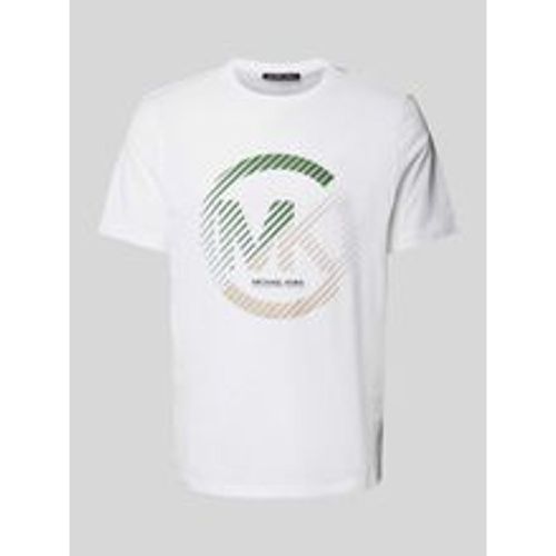 T-Shirt mit Label-Print Modell 'VICTORY' - Michael Kors - Modalova