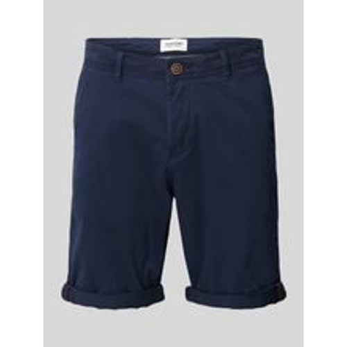 Regular Fit Bermudas in unifarbenem Design Modell 'BOWIE' - jack & jones - Modalova