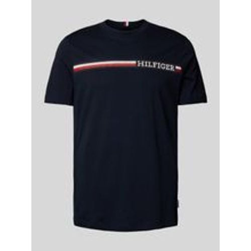 T-Shirt mit Label-Print - Tommy Hilfiger - Modalova